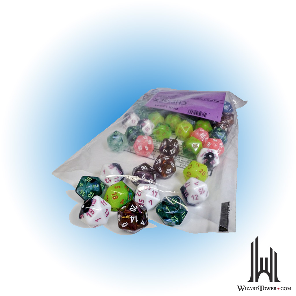 Dice Menagerie #11 Bag of 50 d20